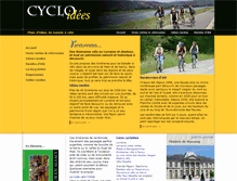 Tablet Screenshot of cyclo-idees.com